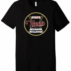 Bulldog State Tennis BELLA+CANVAS Unisex Triblend SS Tee 3413 BLK