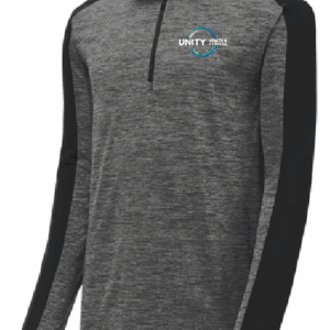 Unity Health & Fitness Sport-Tek Electric Heather Colorblock 1/4-Zip Pullover ST397
