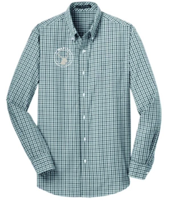 Wapiti Port Authority LS Gingham Easy Care Shirt S654