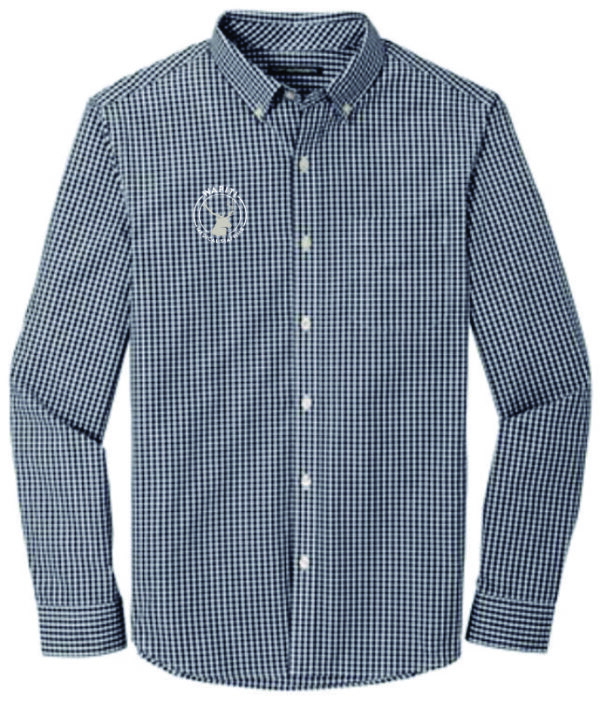 Wapiti Port Authority Broadcloth Gingham Easy Care Shirt W644