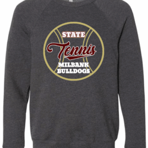Bulldog State Tennis BELLA+CANVAS Unisex Sponge Fleece Raglan Sweatshirt 3901 DGH