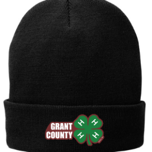Grant County 4H Port & Company Fleece-Lined Knit Cap CP90L