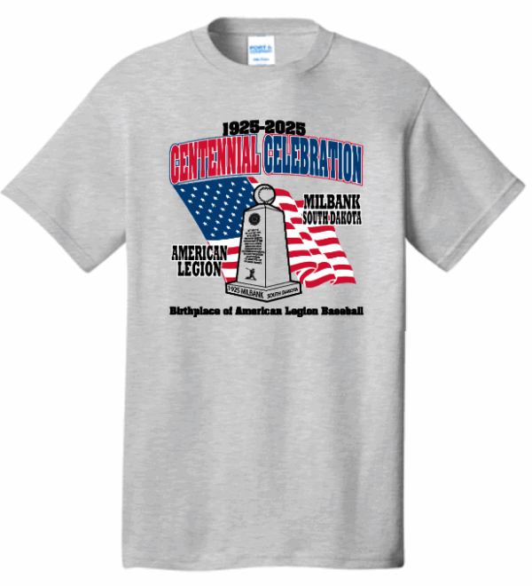 American Legion - Centennial P&C Cotton Tee PC54 Ash