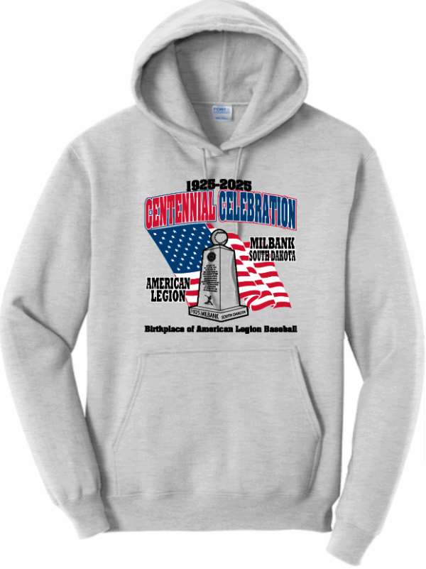 American Legion - Centennial P&C Hooded Sweatshirt PC78H Ash