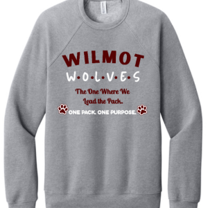 Wilmot Staff BELLA+CANVAS Unisex Sponge Fleece Sweatshirt 3901 AH