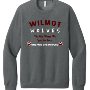 Wilmot Staff BELLA+CANVAS Unisex Sponge Fleece Sweatshirt 3901 GT