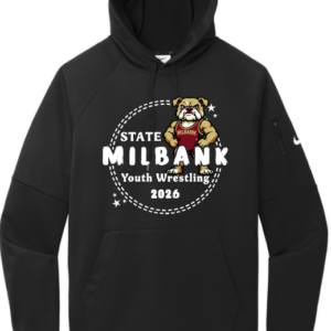 Bulldog Youth State Wrestling B Nike Therma-FIT Fleece Hoodie