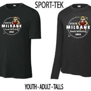 Bulldog Youth State Wrestling B Sport-Tek PosiCharge