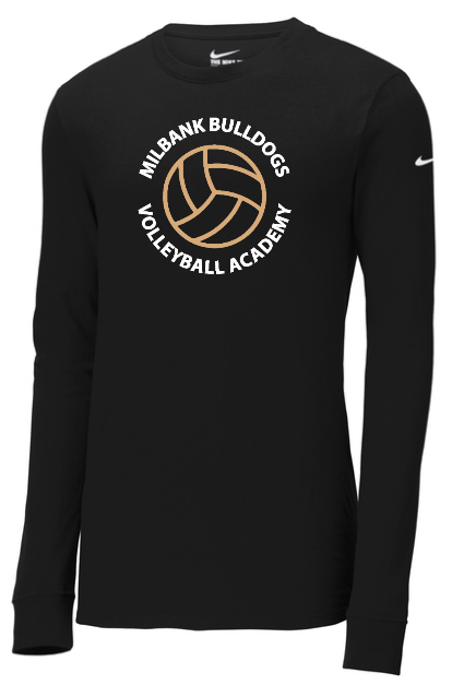 Bulldog VB Academy B Nike Dri-FIT Cotton/Poly LS & SS - Image 2