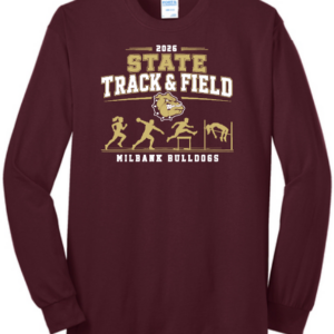 Bulldog State Track P & C LS Tee PC55LS AM