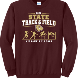 Bulldog State Track P&C Crewneck Sweatshirt PC78 M